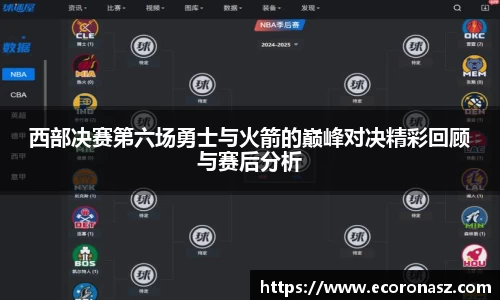 西部决赛第六场勇士与火箭的巅峰对决精彩回顾与赛后分析